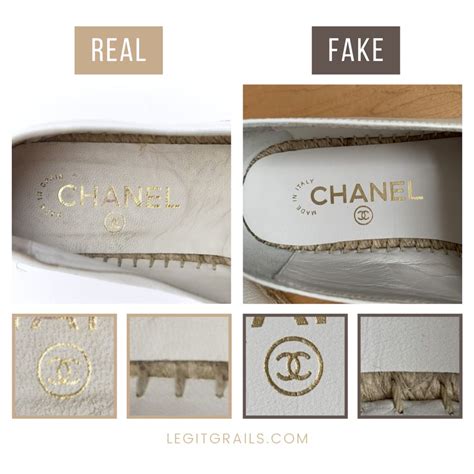 how to spot fake chanel espadrilles|chanel espadrilles size chart.